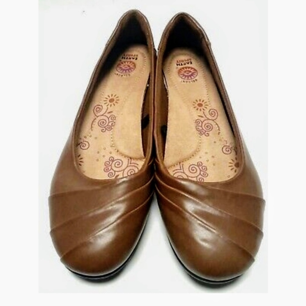 NWOB Earth Spirit Holi Brown Ballet Flats